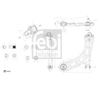 FEBI BILSTEIN 185603 Suspension arm