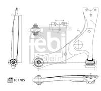 FEBI BILSTEIN 187785 Suspension arm