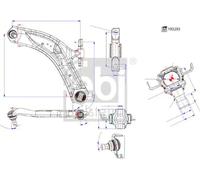 FEBI BILSTEIN 193293 Suspension arm