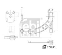 FEBI BILSTEIN 177838 Suspension arm