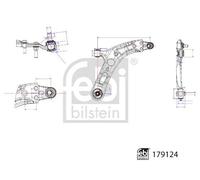 FEBI BILSTEIN 179124 Suspension arm
