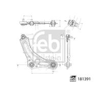 FEBI BILSTEIN 181391 Suspension arm