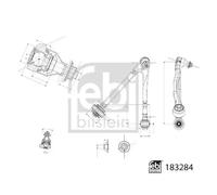 Wishbone / Suspension Arm fits BMW i3 I01 6 Front Lower, Right 2013 on Febi New