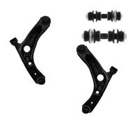 Wishbone Kit Compatible With Citroen C1 (2005-2014) Front,Lower Wishbones Suspension Arms inc Drop Links
