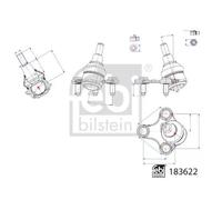 FEBI BILSTEIN 183622 Ball Joint