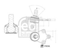 FEBI BILSTEIN 178336 Ball Joint