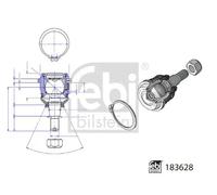 FEBI BILSTEIN 183628 Ball Joint