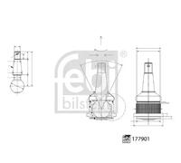 FEBI BILSTEIN 177901 Ball Joint
