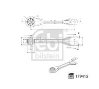 FEBI BILSTEIN 179415 Suspension arm