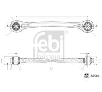 FEBI BILSTEIN 185566 Suspension arm