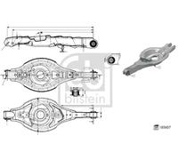 FEBI BILSTEIN 185607 Suspension arm