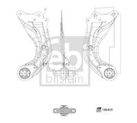 FEBI BILSTEIN 186459 Suspension arm