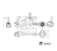 FEBI BILSTEIN 183624 Suspension arm