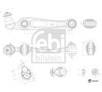 FEBI BILSTEIN 186262 Suspension arm