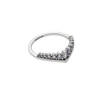 Wishbone Ring With Cubic Zirconia - female - Pandora - Rings - Gray - 54 MM - Accessories 54 MM