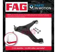 Wishbone / Suspension Arm fits IVECO DAILY 2.3D Front Lower, Left 02 to 14 FAG