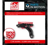 febi bilstein 19820 Control Arm with bushes, joint and lock nut, pack of one