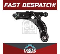 febi bilstein 19820 Control Arm with bushes, joint and lock nut, pack of one, Schwarz