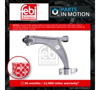 Wishbone / Suspension Arm Front Left 196675 Febi Track Control 2K5407151 Quality