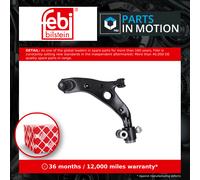 Wishbone / Suspension Arm Front Left Outer 193402 Febi Track Control KB7W34350A