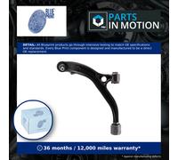 Wishbone / Suspension Arm Front Lower, Left ADA108628 Blue Print Track Control