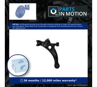 Wishbone / Suspension Arm Front Lower, Left ADT38649 Blue Print Track Control