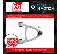 Wishbone / Suspension Arm Front Upper, Right 198026 Febi Track Control N24334200