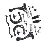 Wishbones Suspension Compatible With Hyundai For Sonata 2006 2007 2008 Front Upper Lower Control Arms Tie Rods Boots Rear Stabilizer Sway Bar End Link Suspension