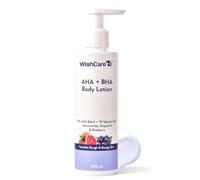 WishCare 10% AHA + 1% BHA Body Lotion for Men & Women - Body Lotion for Dry Skin - Detans, Smooths Rough & Bumpy Skin 200ml
