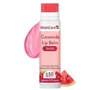 WishCare Tinted Ceramide Lip Balm with SPF50 PA+++ - Kojic Acid & Niacinamide - For Lip Lightening & Protection 5gm