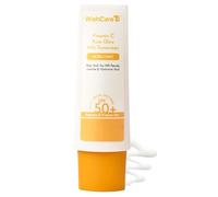 WishCare Vitamin C Pure Glow Milk Sunscreen SPF 50 PA++++ for Glowing Skin - Broad Spectrum Light Weight Sunscreen SPF 50 for Dry Skin & Oily Skin 50g