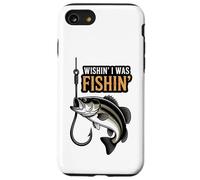 Wishin' I Was Fishin' Bass Hook Rustic Fishing Case for iPhone SE (2020) / 7 / 8