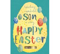 Wishing A Wonderful Son Eggscellent Surprises Contemporary Easter Greeting Card EGHA0205