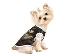 Wishing Bottle Seascape3 Print Dog Shirt Summer Pet T-Shirts Stretchy Cats Dogs Tee Shirt Sleeveless Tank Top Dog Vest