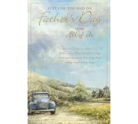 Wishing Well Father's Day Card Studios - For Dad From All Of Us Luxury Card With Insert 6 x 9 inches