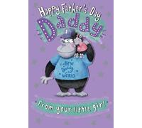 Wishing Well Happy Father's Day Daddy From Your Little Girl, Fun Greeting Card Studios 6 x 9 inches