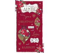 Wishing Well Studios Christmas Card - Wonderful Auntie At Christmas