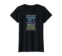 Wishing You A Magical Winter Solstice Value Graphic T-Shirt, Women, Black, XL