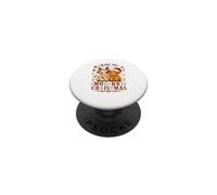 Wishing You A Moorry Christmas Cute Fluffy Highland Cows PopSockets Adhesive PopGrip