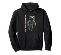 “Wishing You Were Here” Space Theme Astronaut Pullover Hoodie