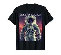 “Wishing You were Here” Space Theme Astronaut T-Shirt