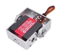 Wishiot RDS3225 25KG Servo Daul Shaft U Mount RC Digtal Servo Full Metal Gear Waterproof Robotic Arm Servo Motor 180 Degree with U Mounting Bracket for DIY Car Robot