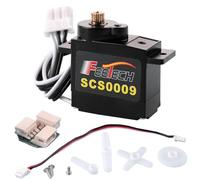 Wishiot SCS0009 6V 2.3KG.cm Serial Bus Servo Motor, Metal Gear TTL Servo with 300° Angle Control, Core Motor Single Axis Servo for Robot Joints, Arduino Robotics and DIY Projects (1pcs)