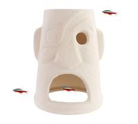 WishLotus Aquarium Cave Ornament, Silence Mask Fish Tank Decorations Hideout Ceramics Aquarium Caves and Hides for Fish Small Playing Breeding and Hiding (B)