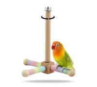 WishLotus Bird Swings Toy, Simple Whirligig Perches for Small Bird Funny Training Resting, Bird Cage Toys for Parakeets Cockatiels Conures Lovebirds (Whirligig)