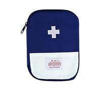 WishLotus Travel Mini First Aid Pouch, Portable Mini First Aid Kit Storage Bag for Medicine Boxes Medical Kits Empty Bag for Sports Camping Hiking Outdoor Activities Emergency (Blue)