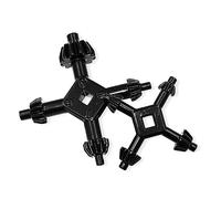 WISHNYMPH 4 in 1 Drill Chuck Key Wrench Set Combination Hand Tool for Tightening Drill Chuck Accurate Size High Strength, 98×102mm 75×75mm