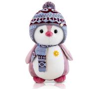 Wishstar Penguin Soft Toy 20 cm, Penguin Plush Toy (Pink)