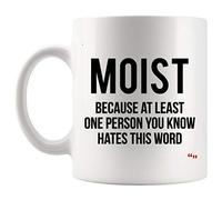 WishState Funny Teasing Humor Moist Fine Joke Gag 11 Oz White Ceramic Coffee Mug - Home Use, Dishwasher & Microwave Safe