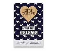 WishStrings, A Wee Pocket Hug | Scottish Gift | Hug Token | Thinking of You Gift | Friendship Gift | Sentimental Keepsake | Christmas Stocking Filler | Secret Santa Gift | Small Thoughtful Gift